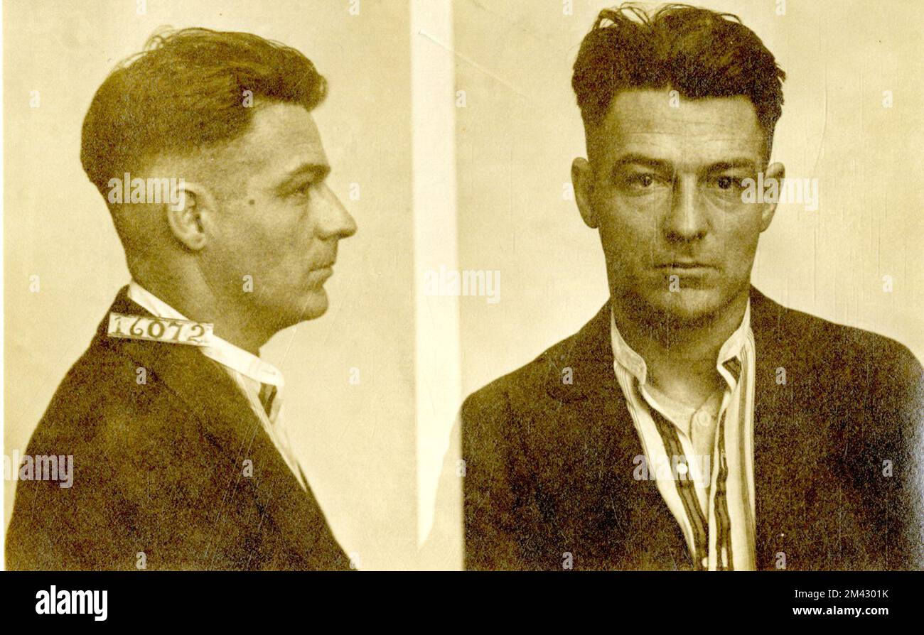 Photograph of Fred Brier. Bureau of Prisons, Inmate case files Stock ...