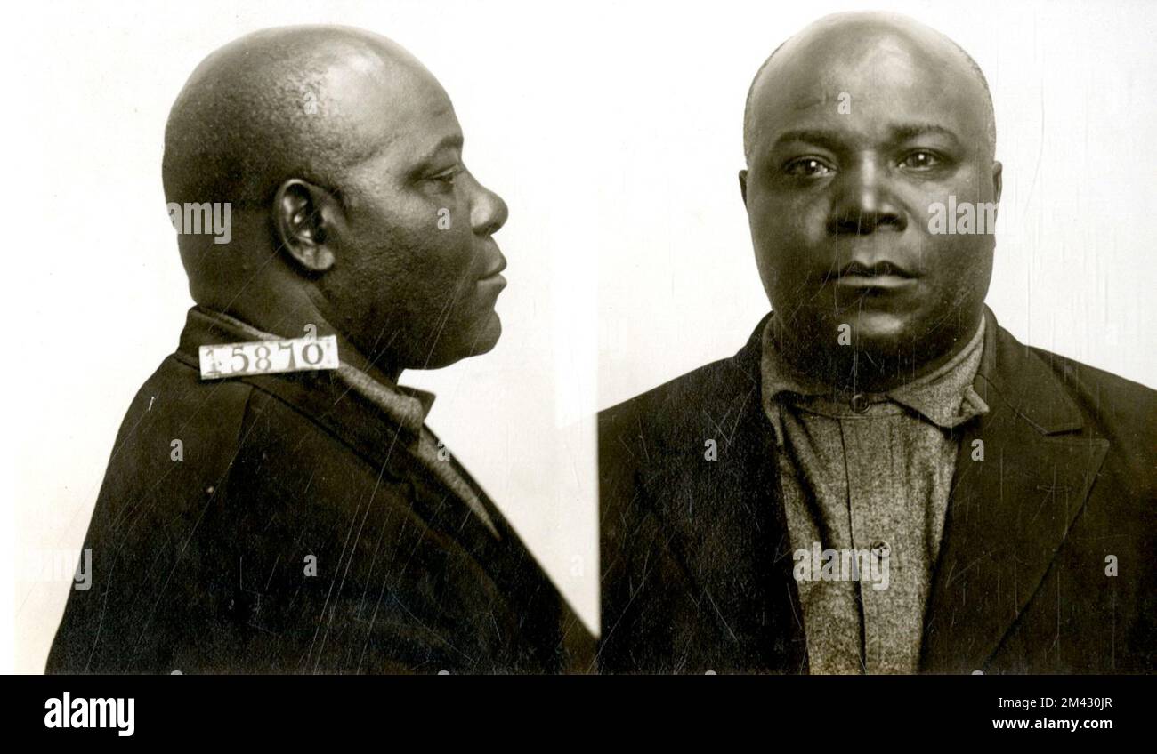 Photograph of Mat Mingo. Bureau of Prisons, Inmate case files Stock ...
