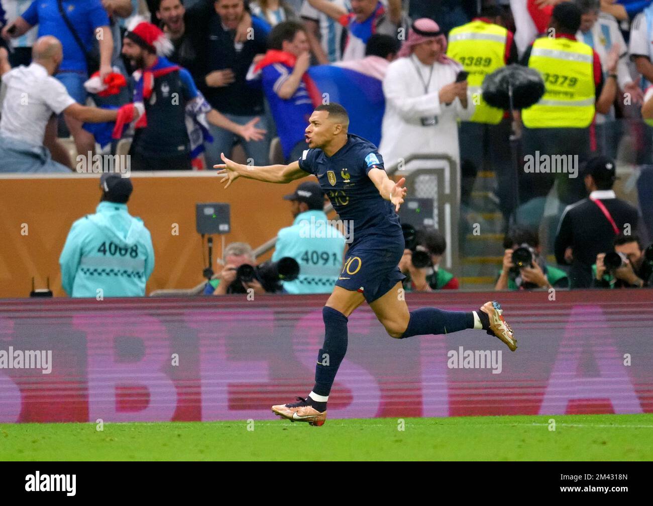 France S Kylian Mbappe Celebrates Scoring Their Side S Second Goal Of France S Kylian Mbappe Celebrates Scoring Their Side S Second Goal Of