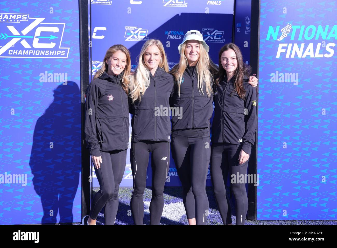 From left: Cory McGee, Emma Coburn, Katie Rainsberger and Dani Jones