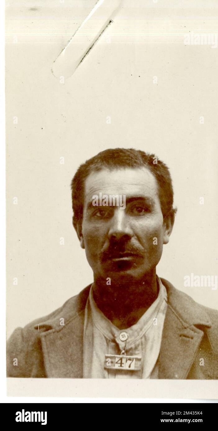 Photograph of Peter Morton.  Bureau of Prisons, Inmate case files. Stock Photo