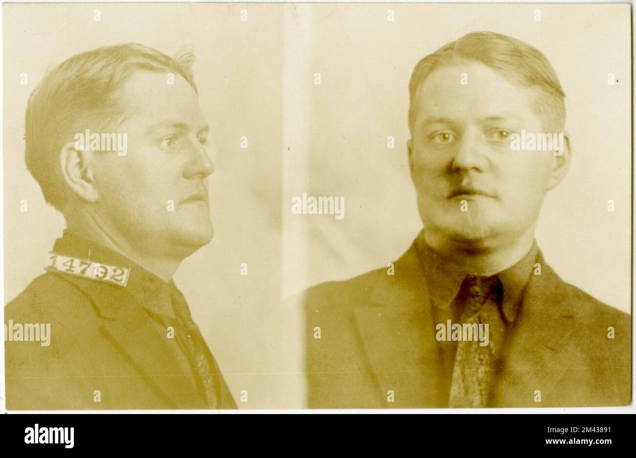 Photograph of Eddie Welch. Bureau of Prisons, Inmate case files Stock