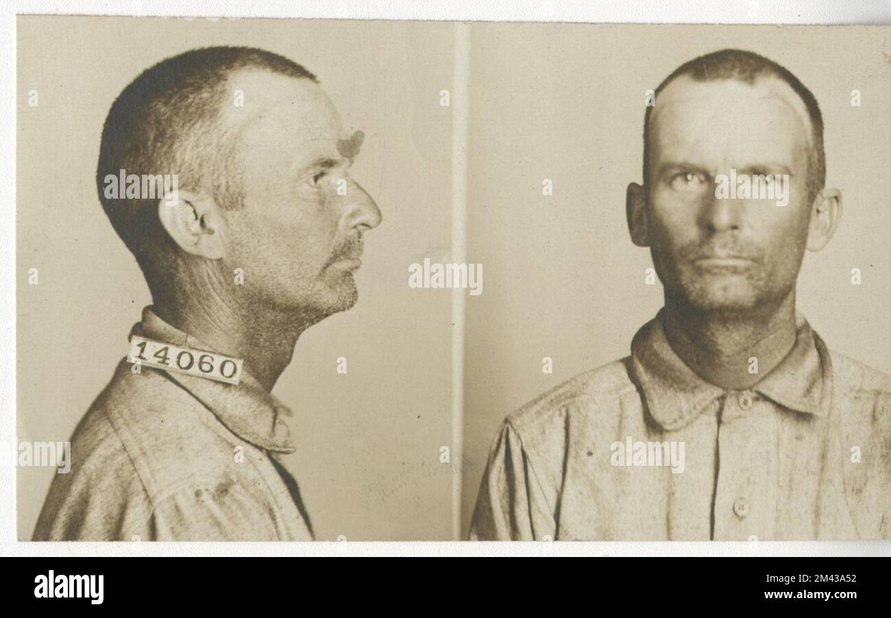 Photograph of Hugh B. Atkins. Bureau of Prisons, Inmate case files