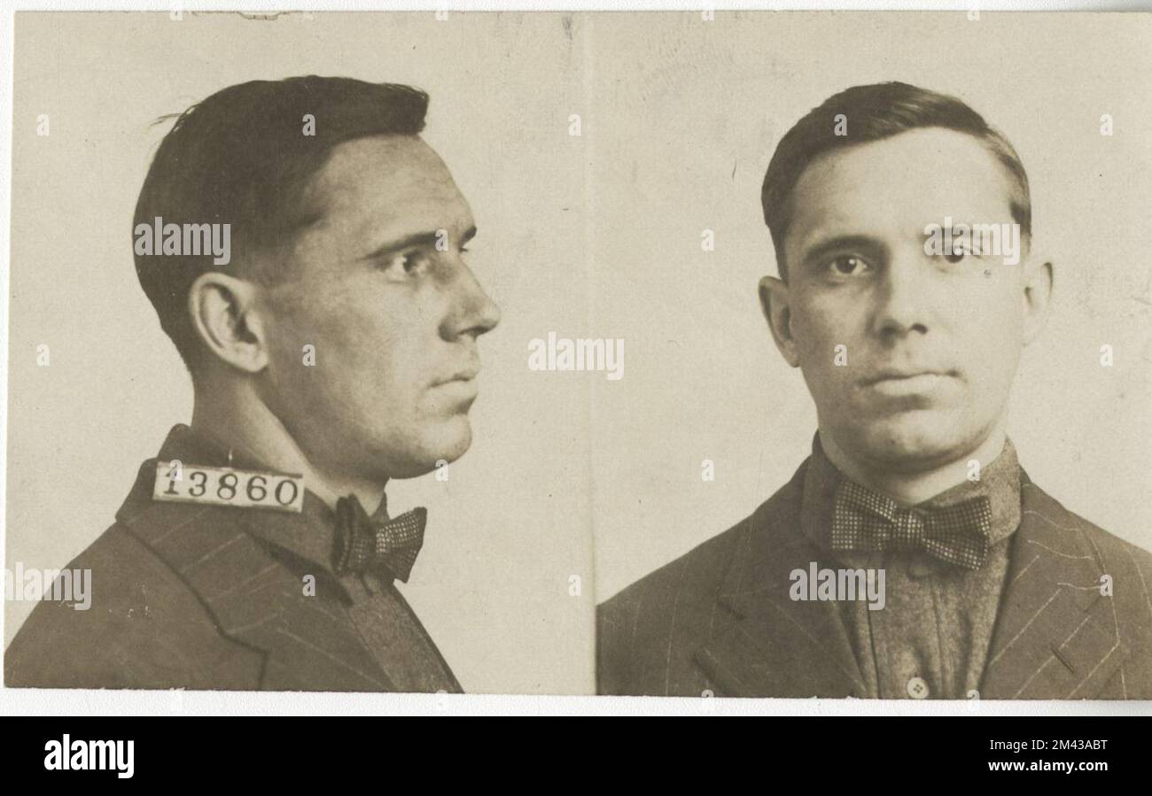 Photograph of Frank Johnson. Bureau of Prisons, Inmate case files Stock