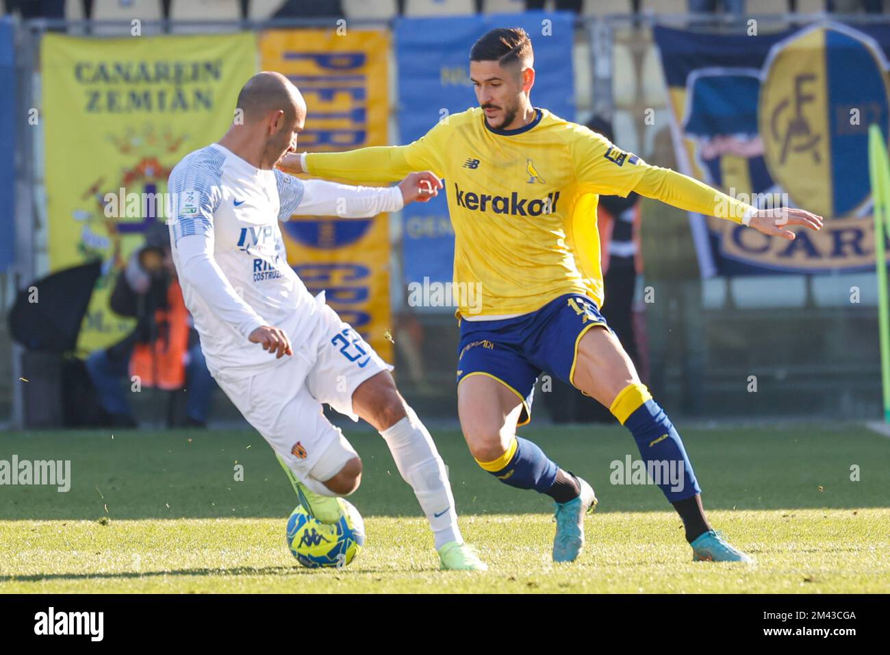 Alberto Braglia stadium, Modena, Italy, December 18, 2022, Davide Diaw  celebrates after scoring the gol of 1-1 during Modena FC vs Benevento  Calcio - Italian soccer Serie B match Stock Photo - Alamy