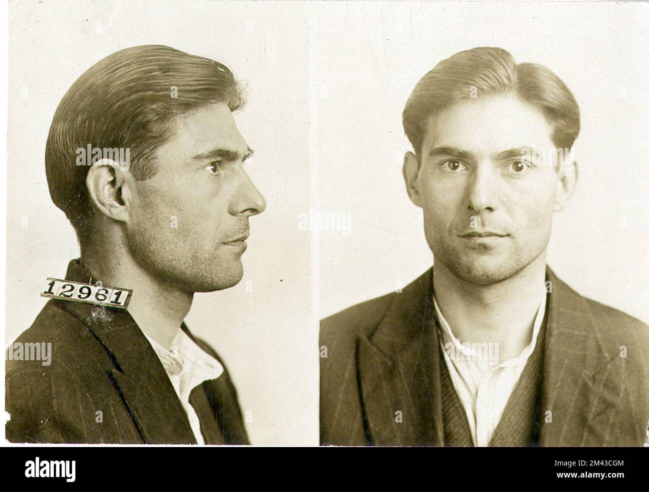 Photograph of Ralph Roat.  Bureau of Prisons, Inmate case files. Stock Photo