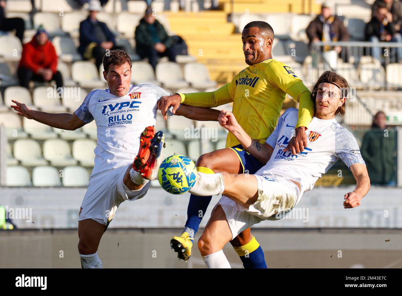 Alberto Braglia stadium, Modena, Italy, December 18, 2022, Davide Diaw  celebrates after scoring the gol of 1-1 during Modena FC vs Benevento  Calcio - Italian soccer Serie B match Stock Photo - Alamy