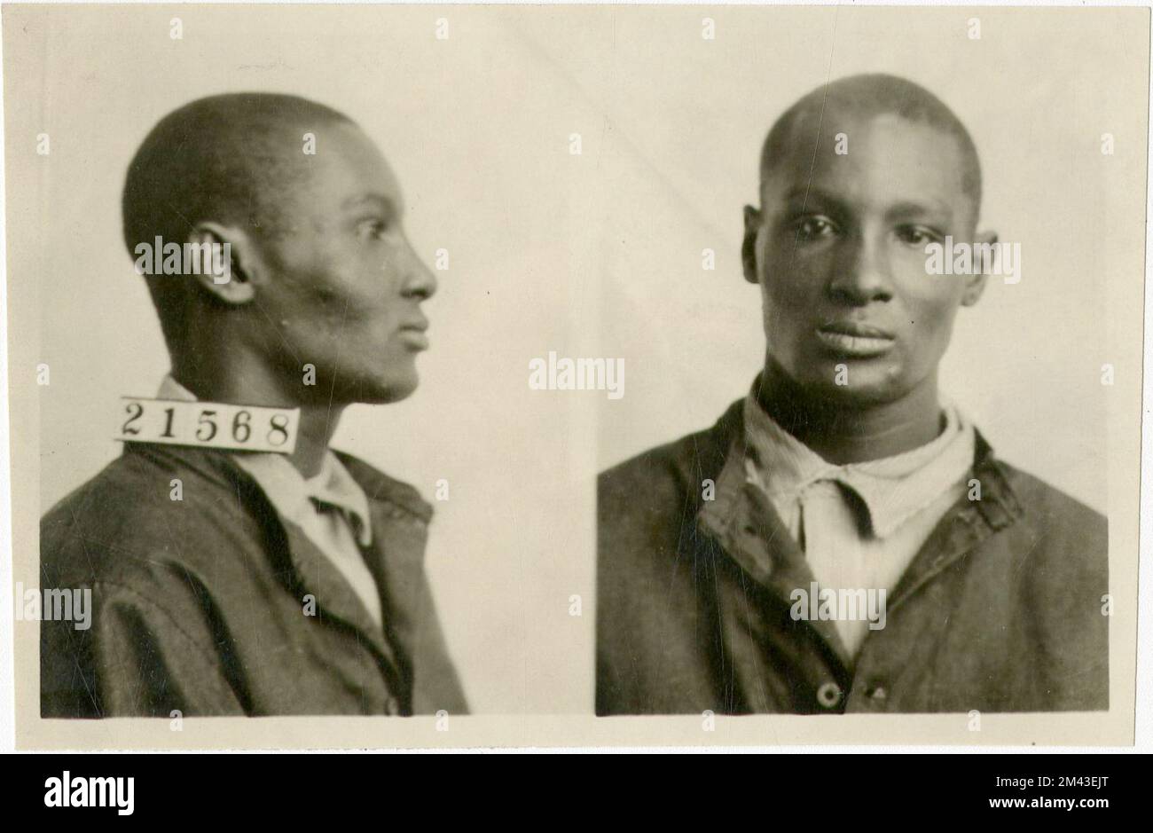 Photograph of Eddie Moore. Bureau of Prisons, Inmate case files Stock ...