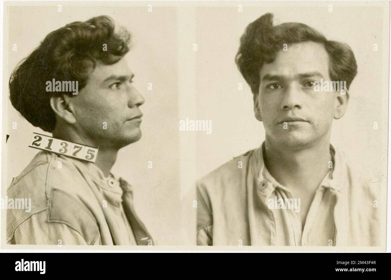 Photograph of Pablo Garcia. Bureau of Prisons, Inmate case files Stock