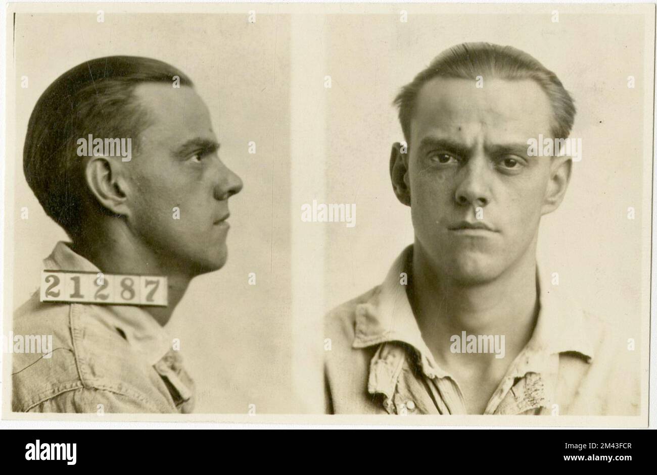 Photograph of James E. Curtis (aka Bill Bradley). Bureau of Prisons