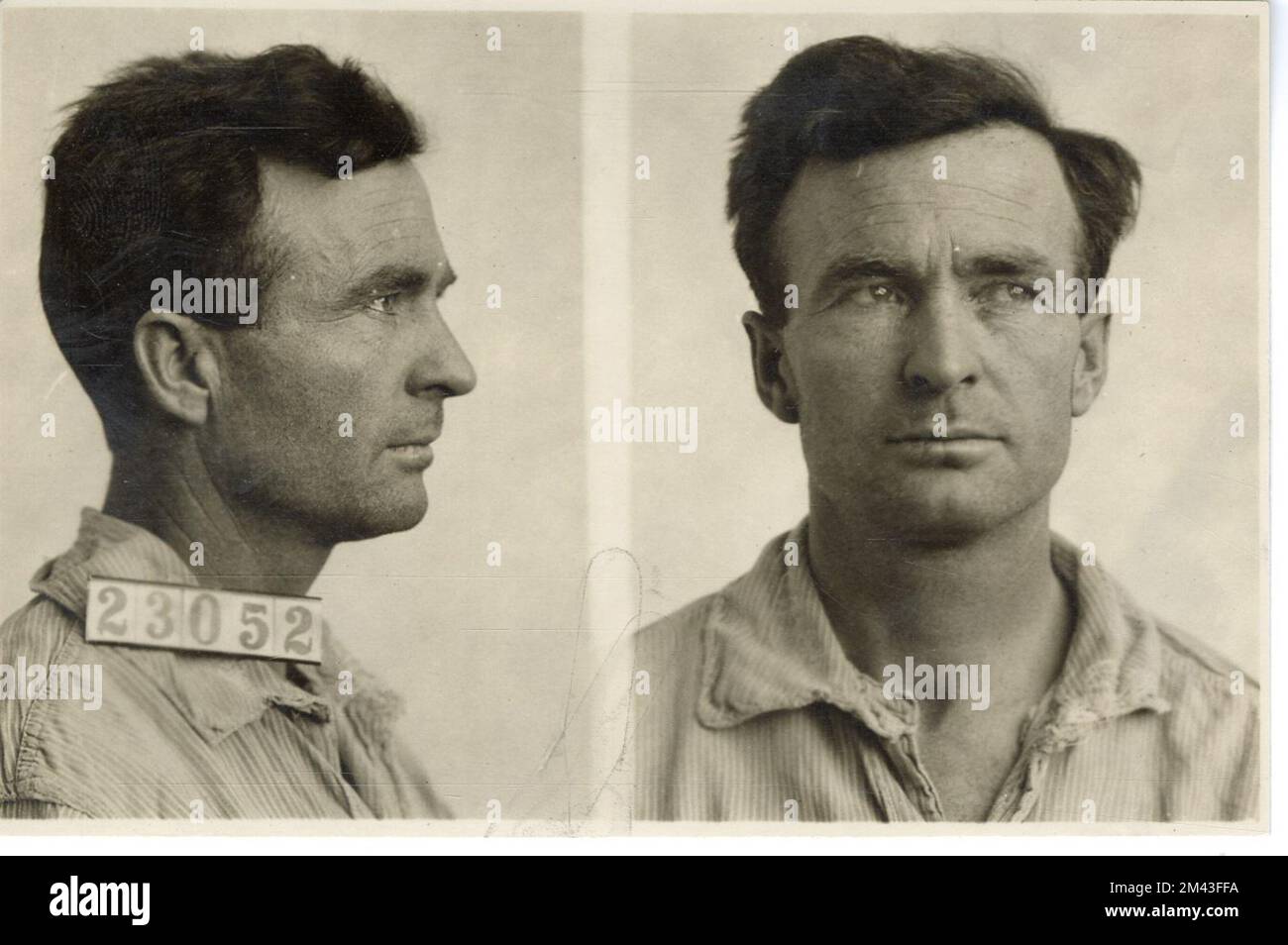Photograph of Bynum Russell. Bureau of Prisons, Inmate case files Stock