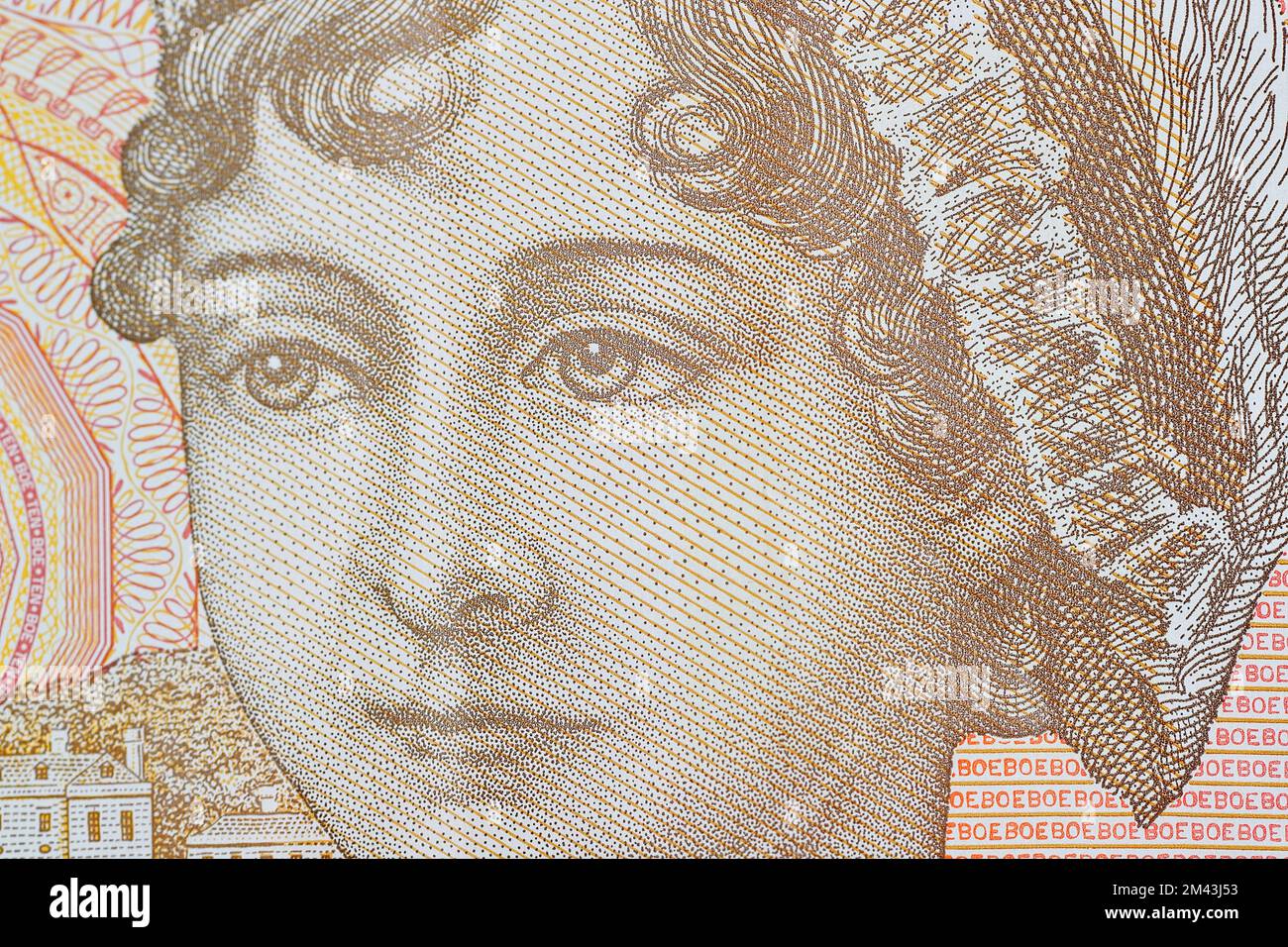 Close up of a Bank of England £10 note Stock Photo