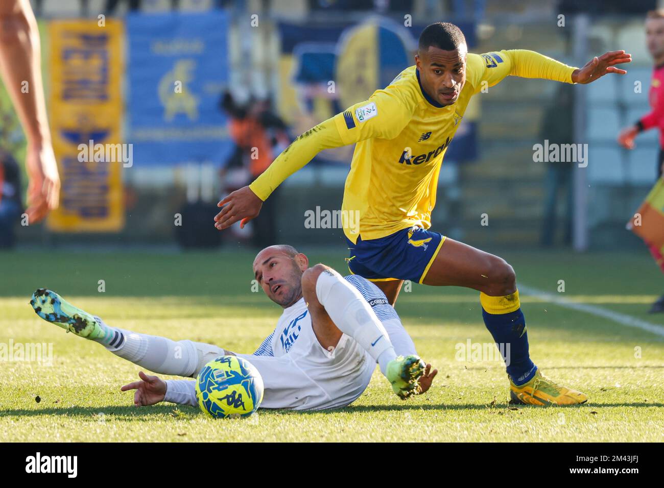 Alberto Braglia stadium, Modena, Italy, December 18, 2022, Davide Diaw  celebrates after scoring the gol of 1-1 during Modena FC vs Benevento  Calcio - Italian soccer Serie B match Stock Photo - Alamy