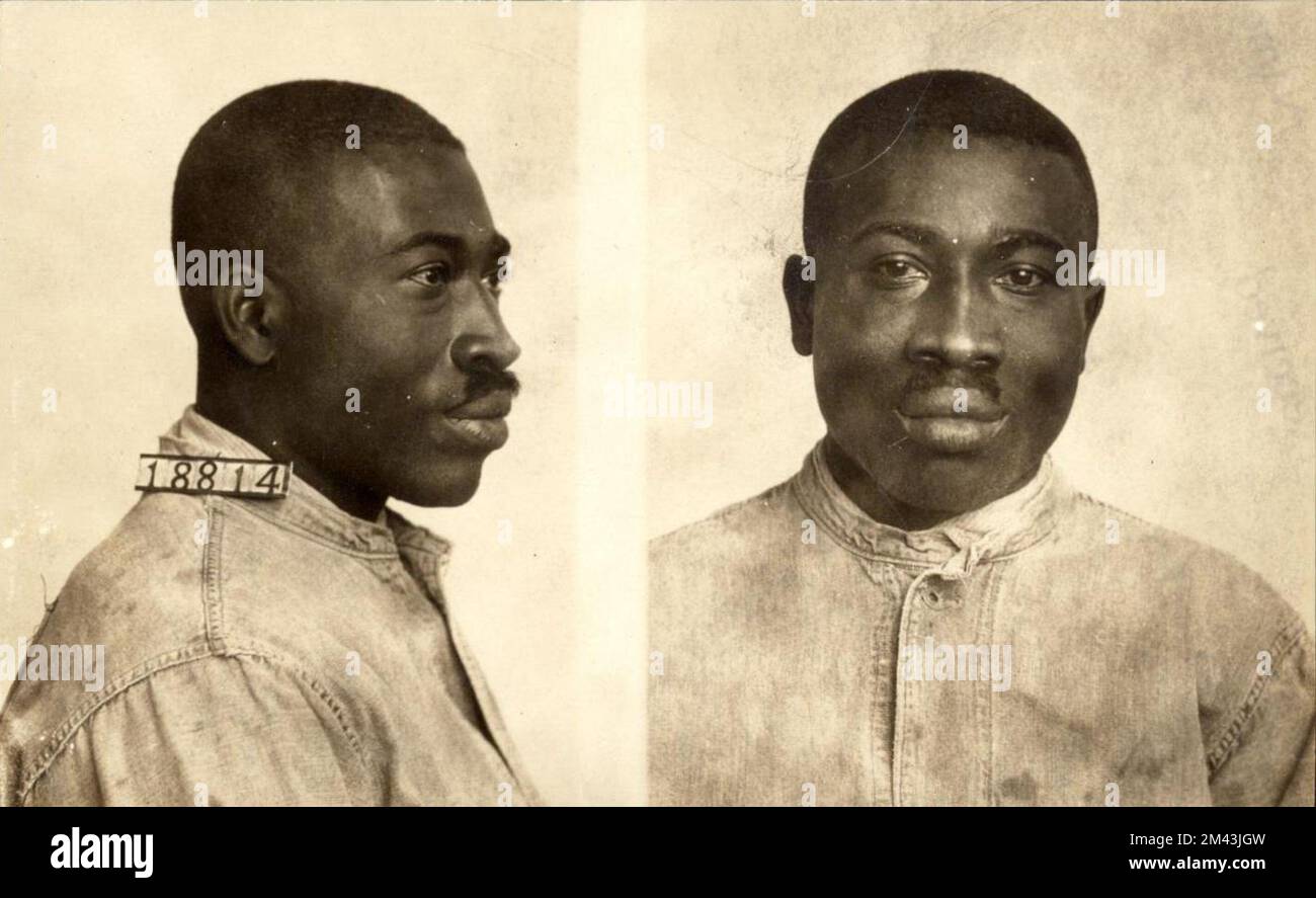 Photograph of Isaac Irving. Bureau of Prisons, Inmate case files Stock
