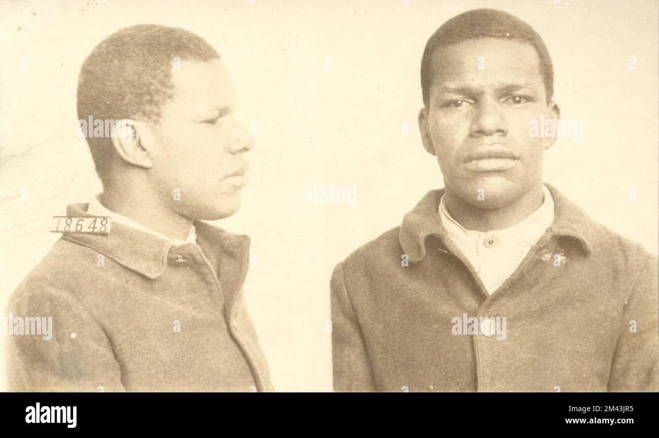 Photograph of Charles Johnson. Bureau of Prisons, Inmate case files