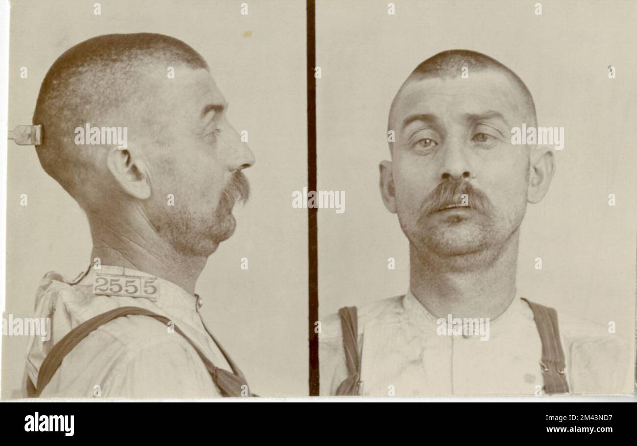 Inmate File Shucks Photograph of Allen Johnson. Bureau of Prisons, Inmate case files Stock ...