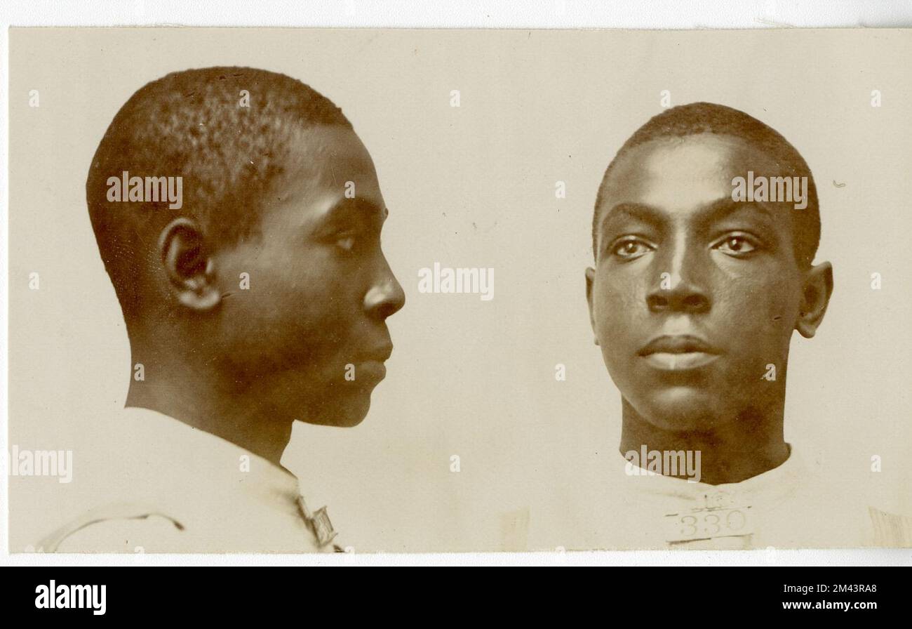 Photograph of Robert Butler.  Bureau of Prisons, Inmate case files. Stock Photo