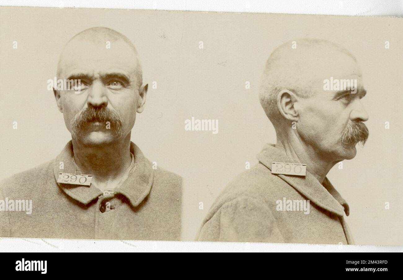 Photograph of George Arthur Benson. Bureau of Prisons, Inmate case ...