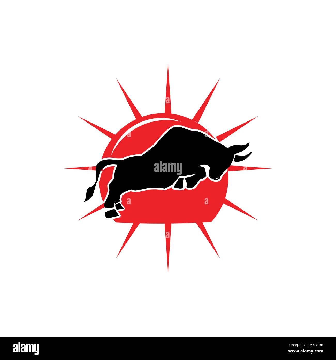 Bull Taurus Buffalo Logo design vector Template.EPS 10 Stock Vector