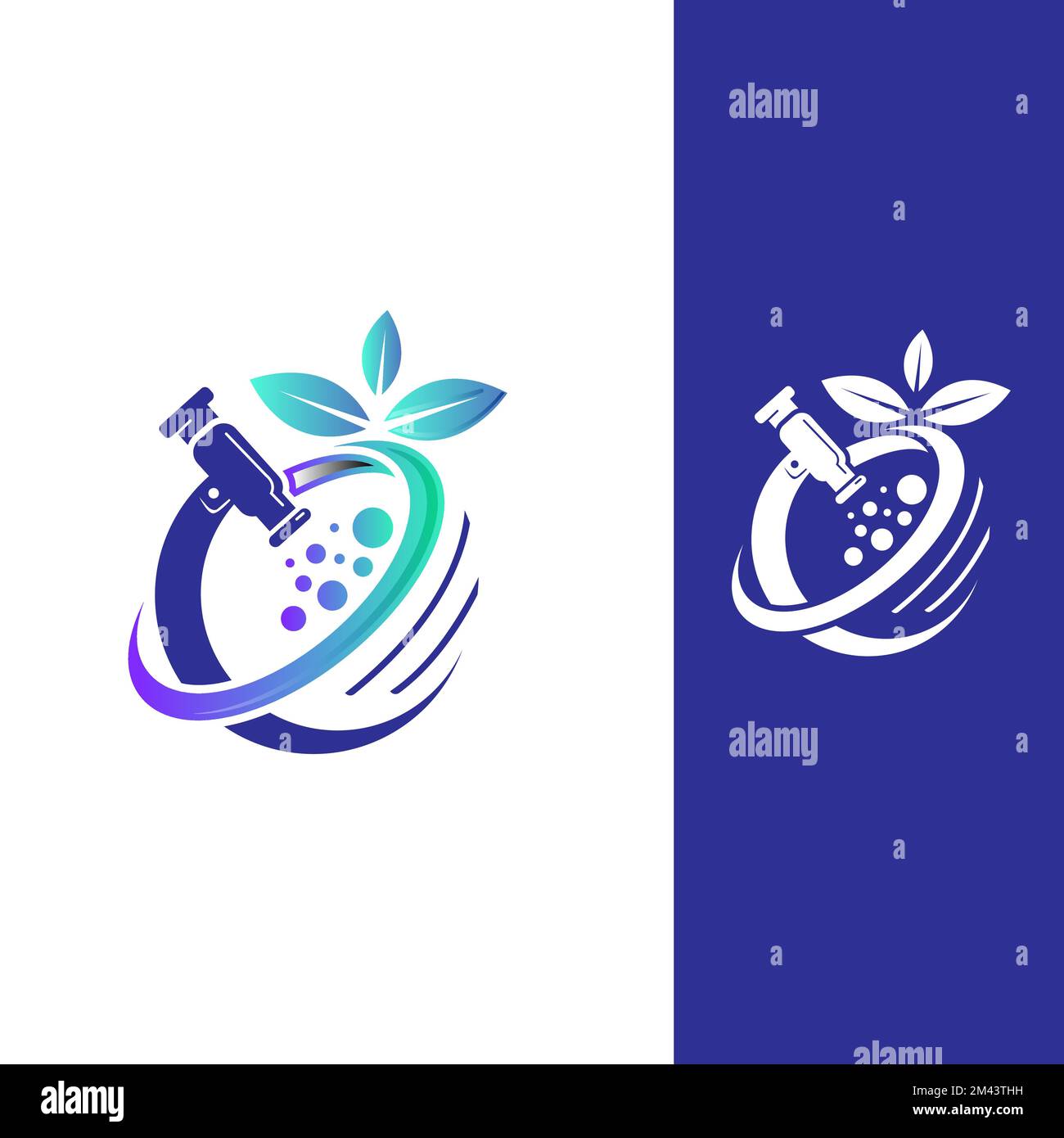 green leaf with hammer construction logo icon vector template.EPS 10