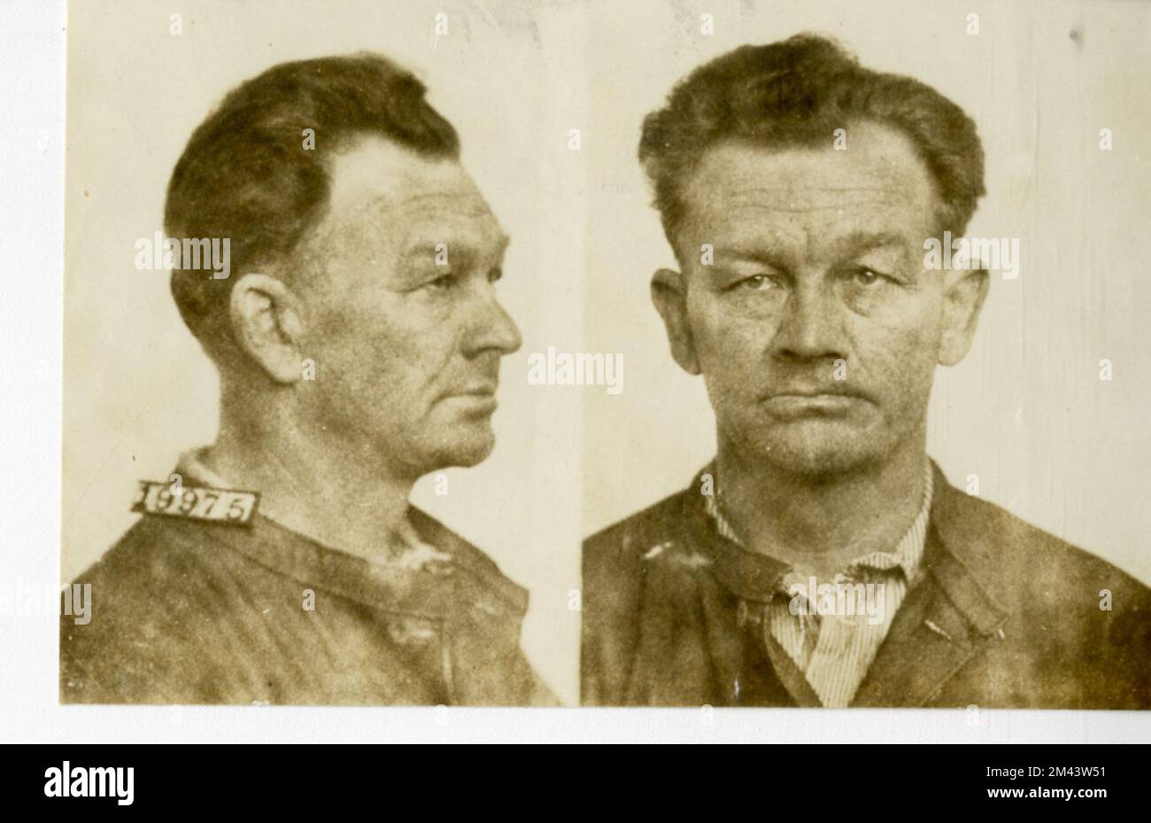 Photograph of Alfred Thiele. Bureau of Prisons, Inmate case files Stock