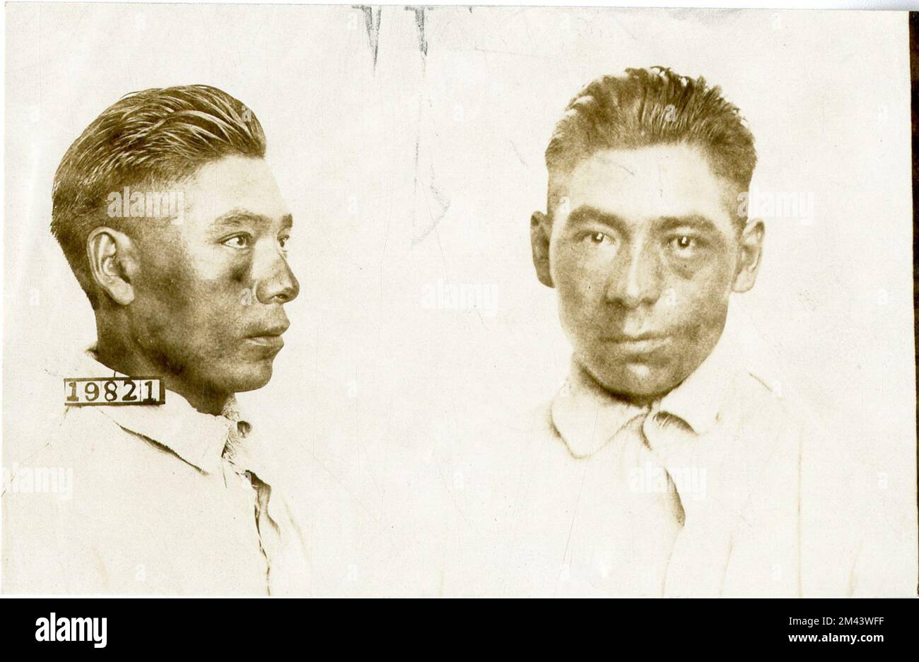 Photograph of Frank Mesteth. Bureau of Prisons, Inmate case files Stock ...