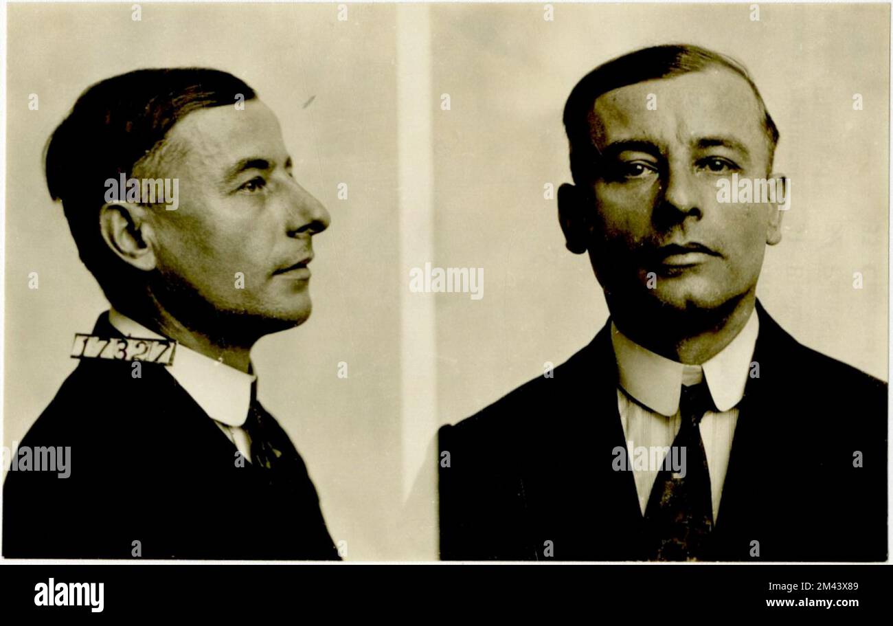 Photograph of Otto L. Schriever. Bureau of Prisons, Inmate case files