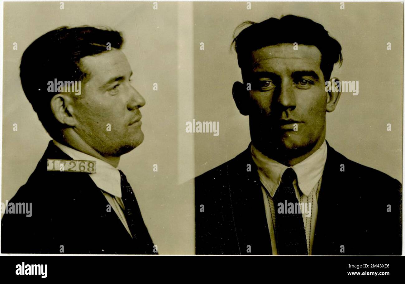 Photograph of Patrick McNeely.  Bureau of Prisons, Inmate case files. Stock Photo