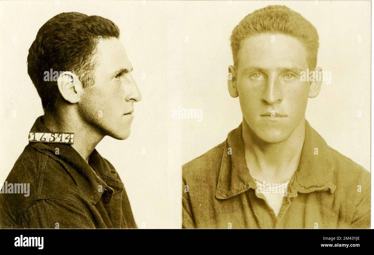 Photograph of Herbert J. McGraw. Bureau of Prisons, Inmate case files