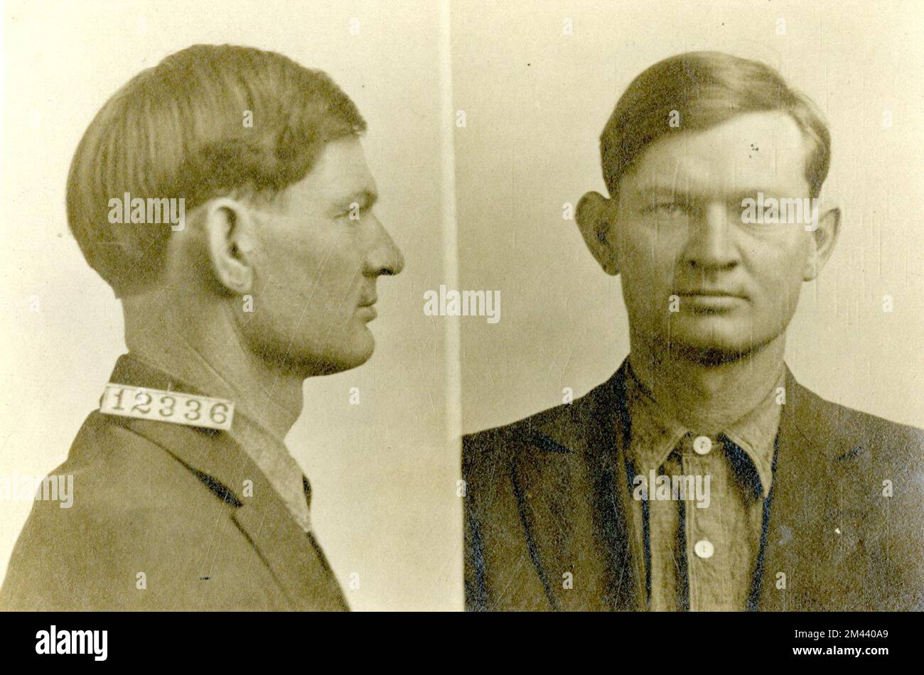 Photograph of James Keene.  Bureau of Prisons, Inmate case files. Stock Photo