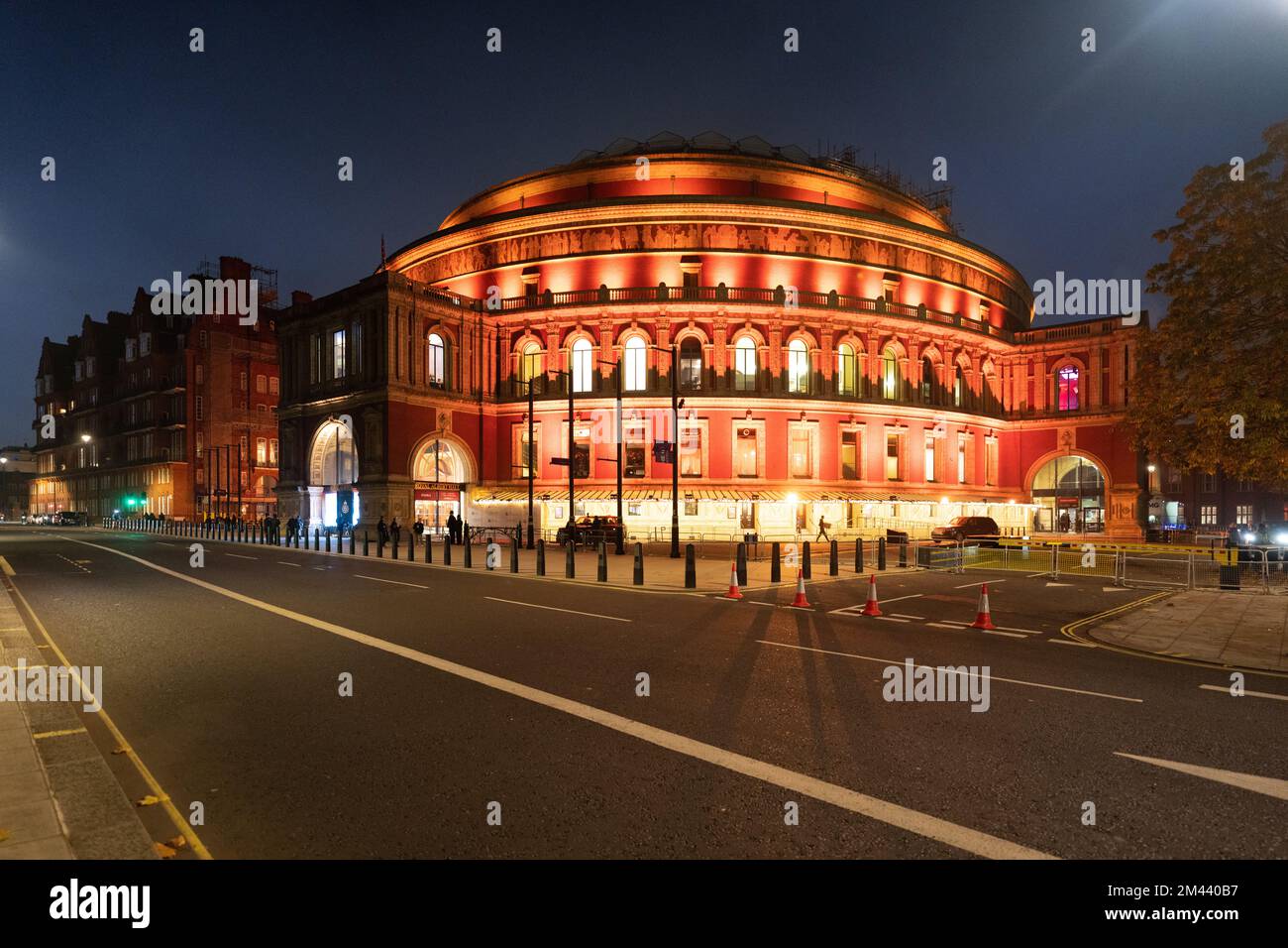 The Royal Albert Hall is a concert hall on the northern edge of South Kensington, London Stock Photo