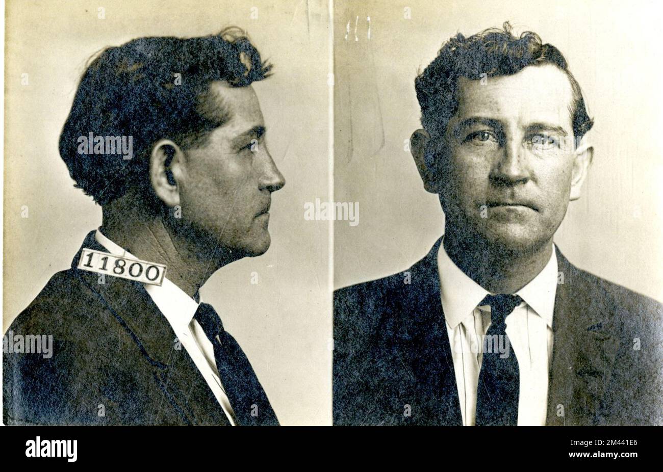 Photograph of C. H. Goodpaster.  Bureau of Prisons, Inmate case files. Stock Photo