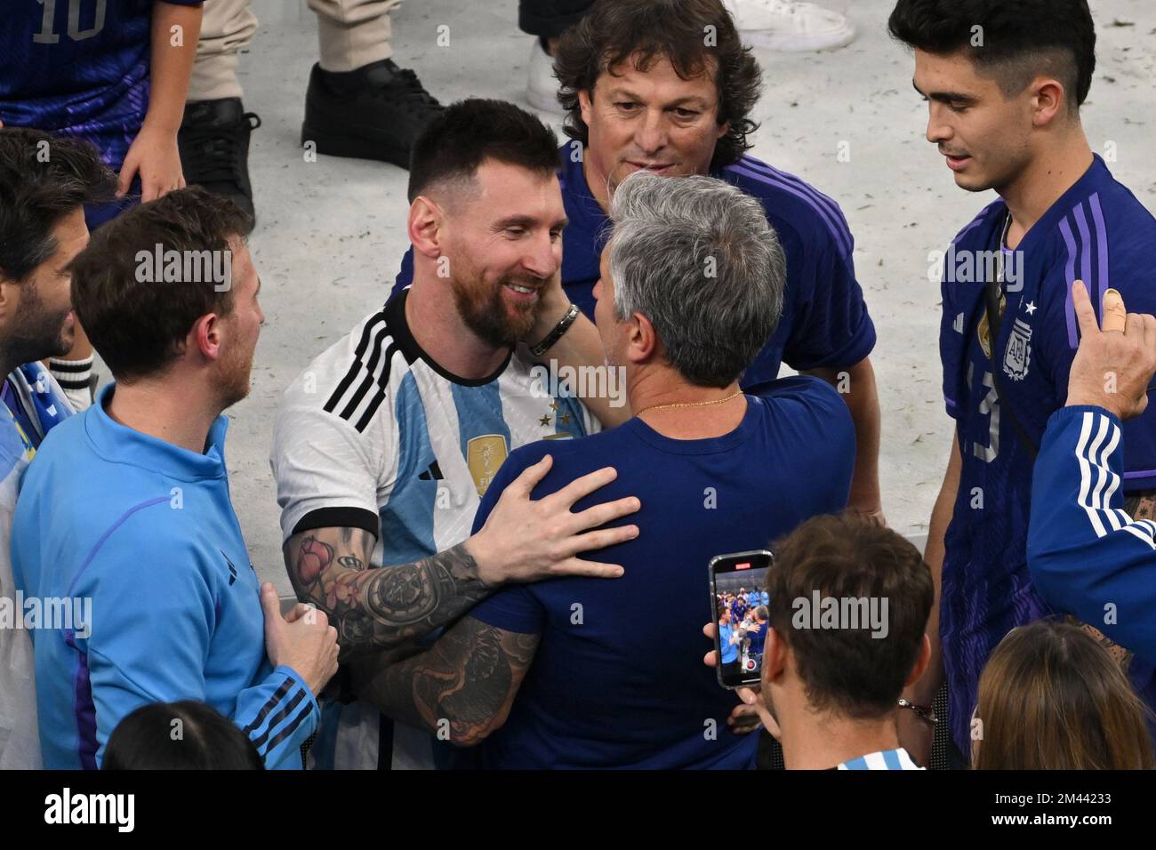 Lionel Messi's Mom Celia Maria Cheers in Argentina Jersey at World Cup –  Footwear News