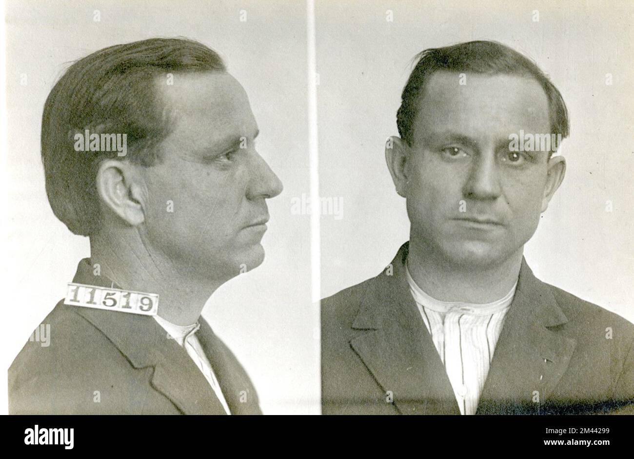 Photograph of O. R. Bills. Bureau of Prisons, Inmate case files Stock ...