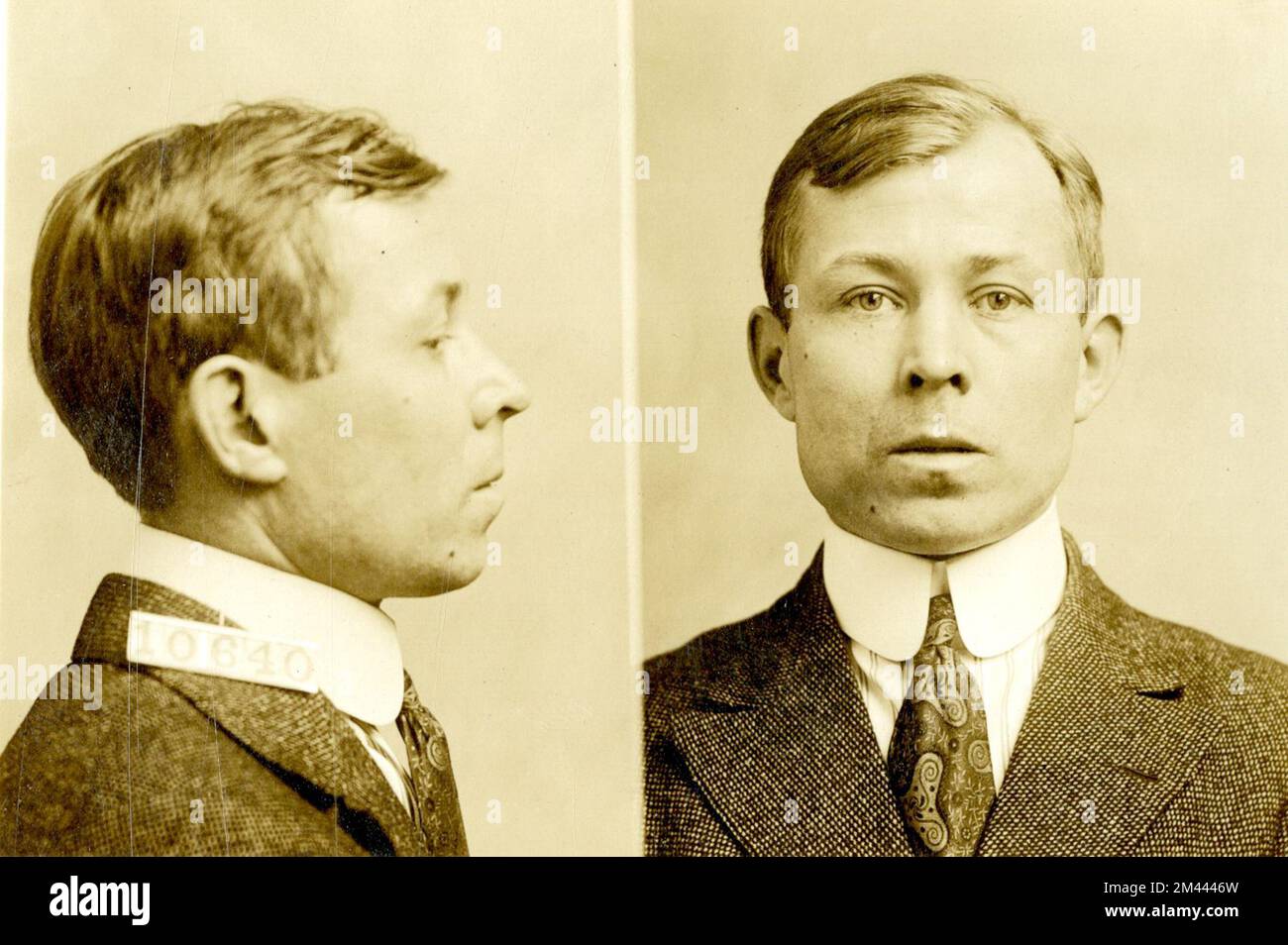 Photograph of Fred A. Wegener.  Bureau of Prisons, Inmate case files. Stock Photo