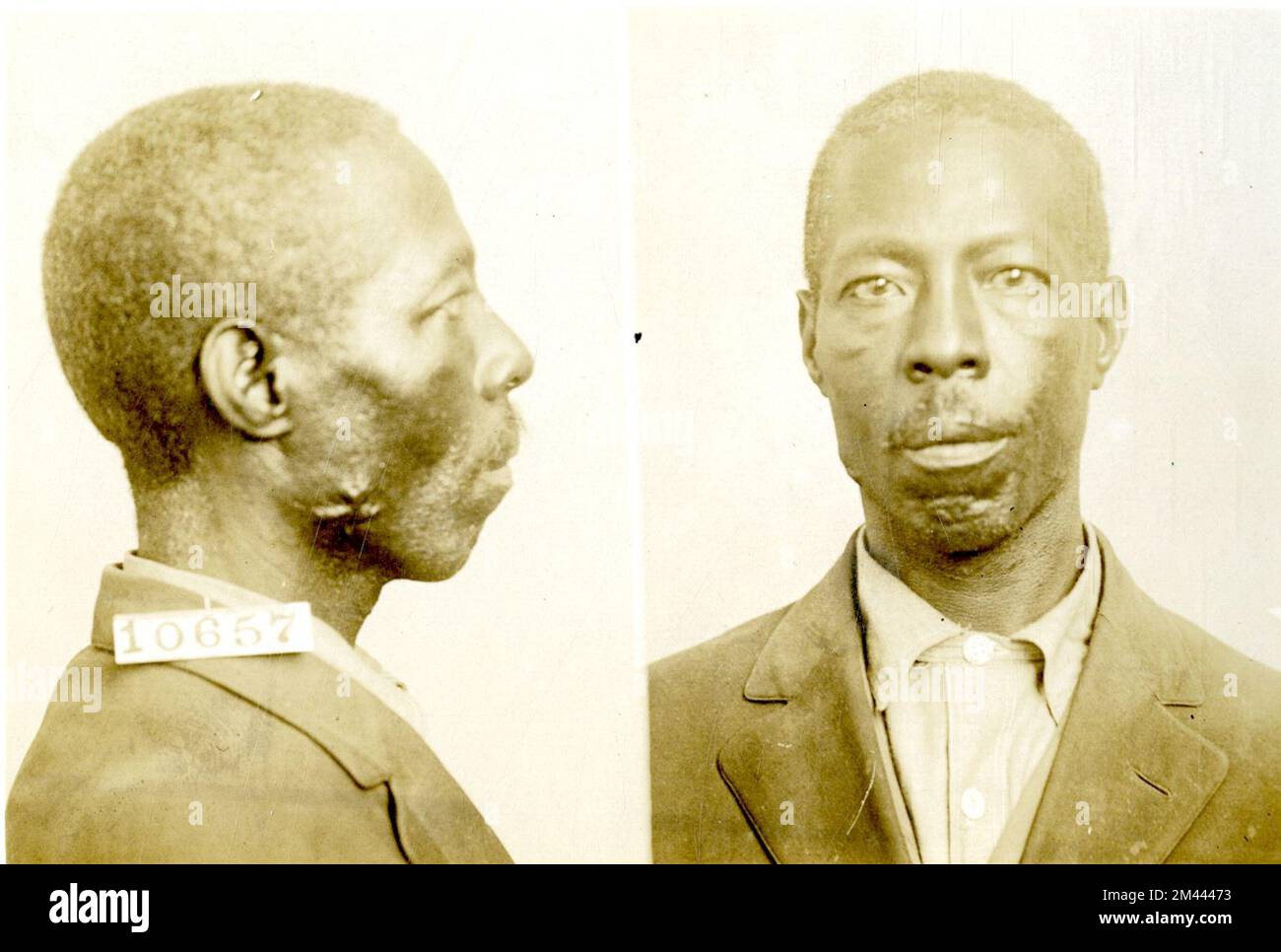 Photograph of Will Jefferson.  Bureau of Prisons, Inmate case files. Stock Photo