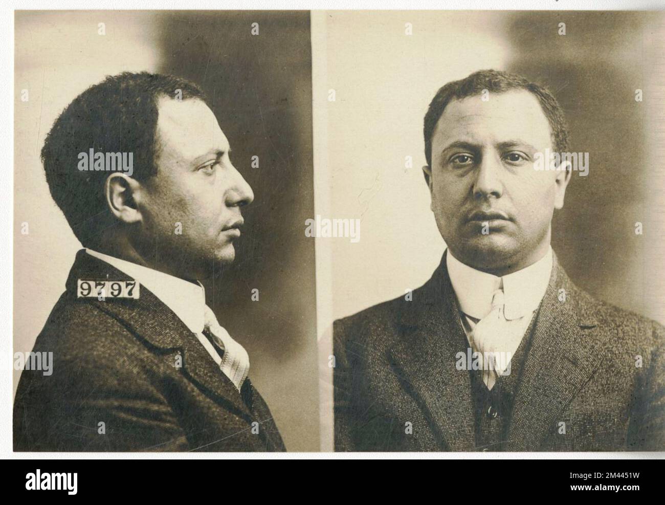 Photograph of Samuel Rosen. Bureau of Prisons, Inmate case files Stock