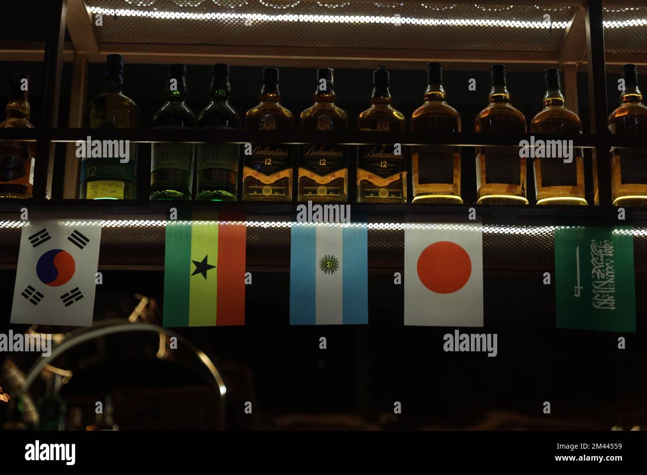 Chennai, Tamil Nadu, India. 18th Dec, 2022. A restro bar was decorated