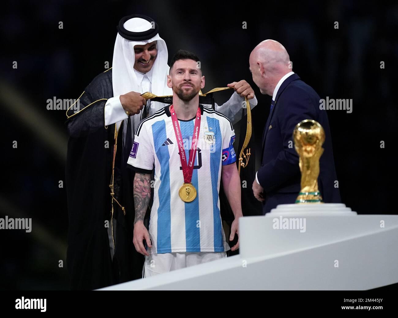 Emir of Qatar, Sheikh Tamim bin Hamad Al Thani dresses Argentina's ...