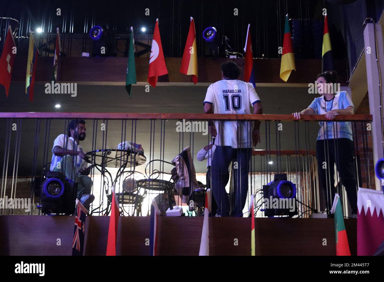 Chennai, Tamil Nadu, India. 18th Dec, 2022. A restro bar was decorated