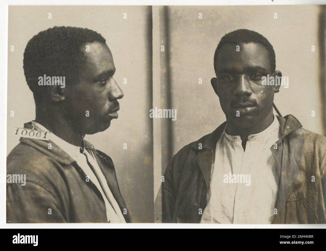Photograph of William Walter Dent.  Bureau of Prisons, Inmate case files. Stock Photo