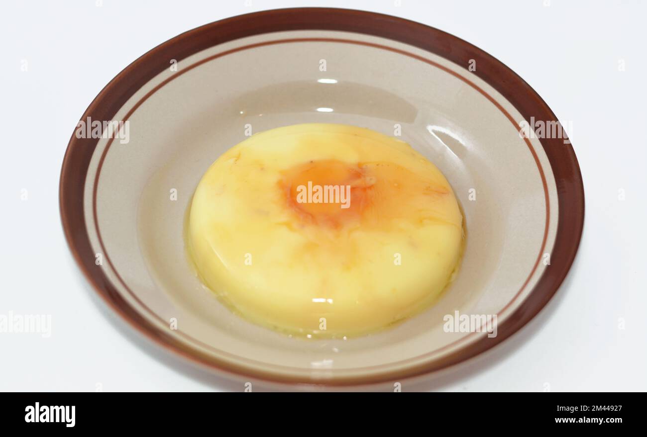 Creme caramel, flan, caramel pudding or custard is a custard dessert