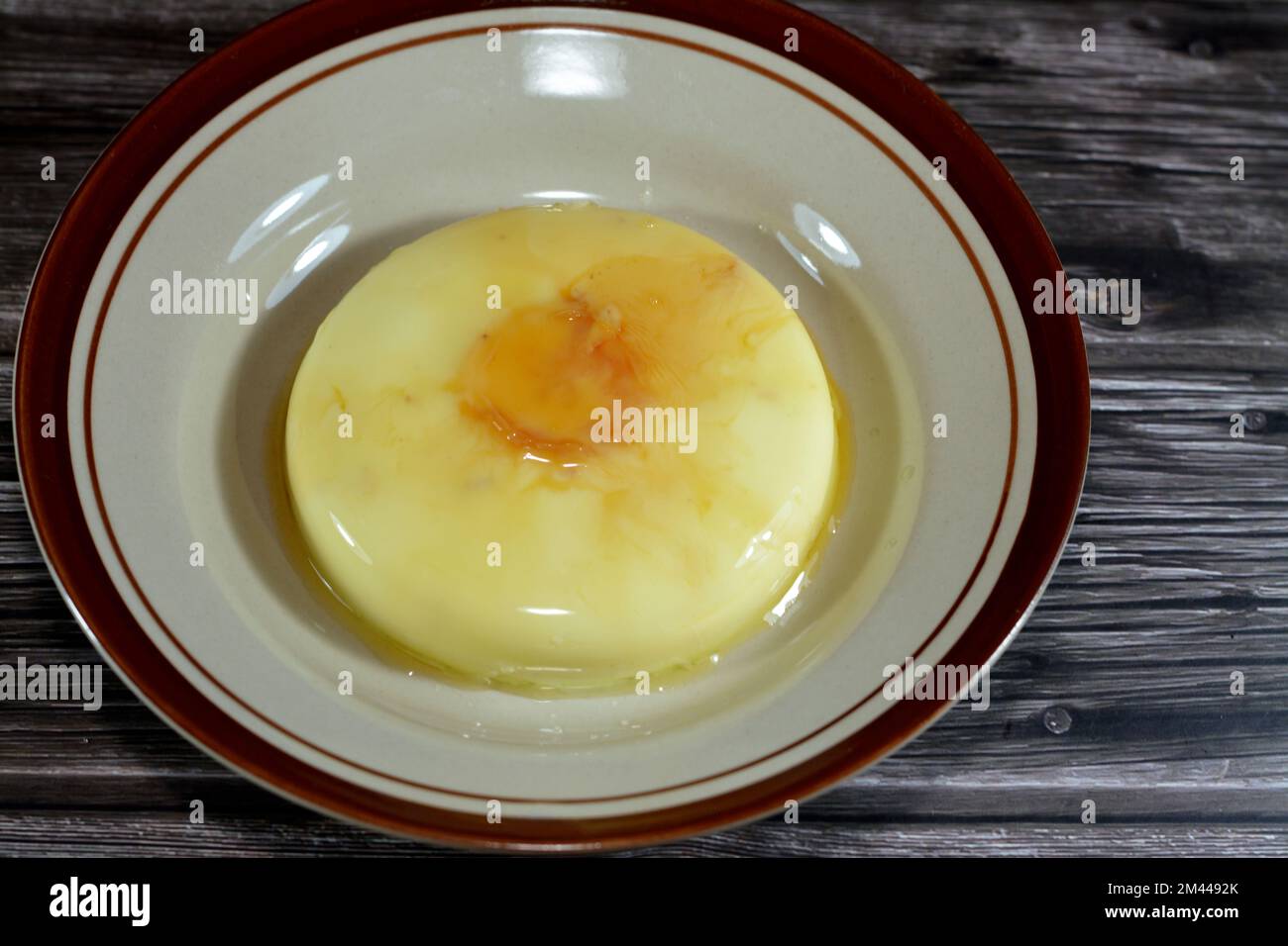 Creme caramel, flan, caramel pudding or custard is a custard dessert