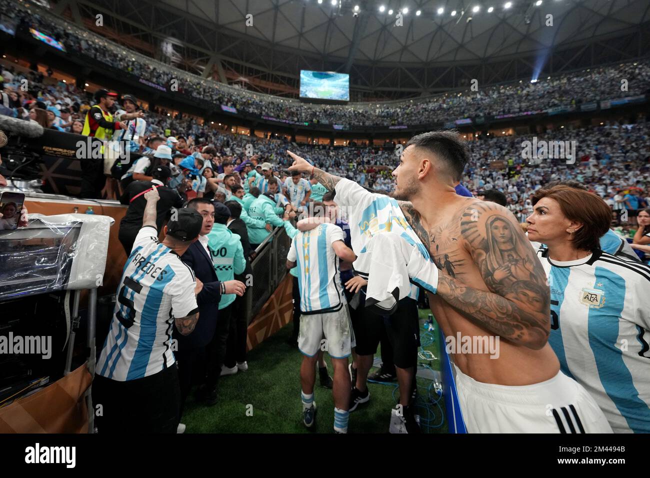 Lusail Qatar 18122022 Leandro Paredes Of Argentina During The Fifa World Cup Qatar 2022 