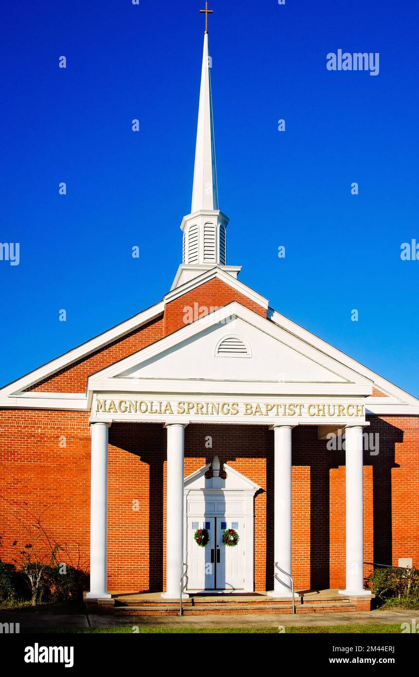 Magnolia Springs Baptist Church is pictured, Dec. 16, 2022, in Theodore