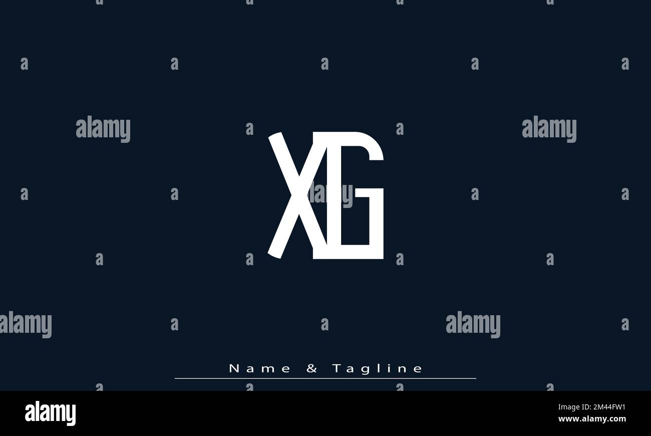 Alphabet letters Initials Monogram logo WG , GW Stock Vector