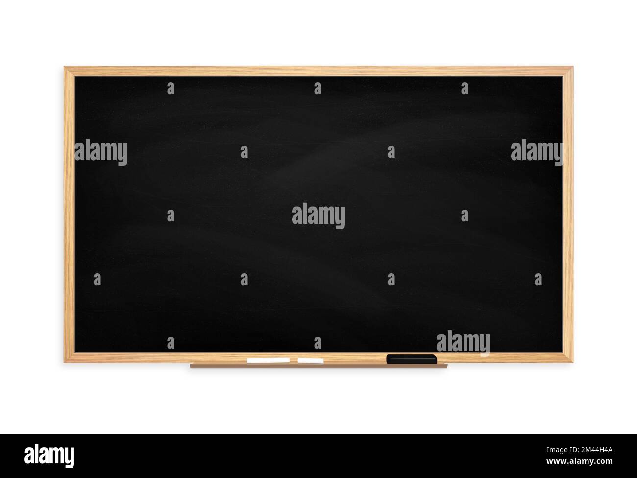 Blackboard isolated on white background. 3d illustration Stock Photo