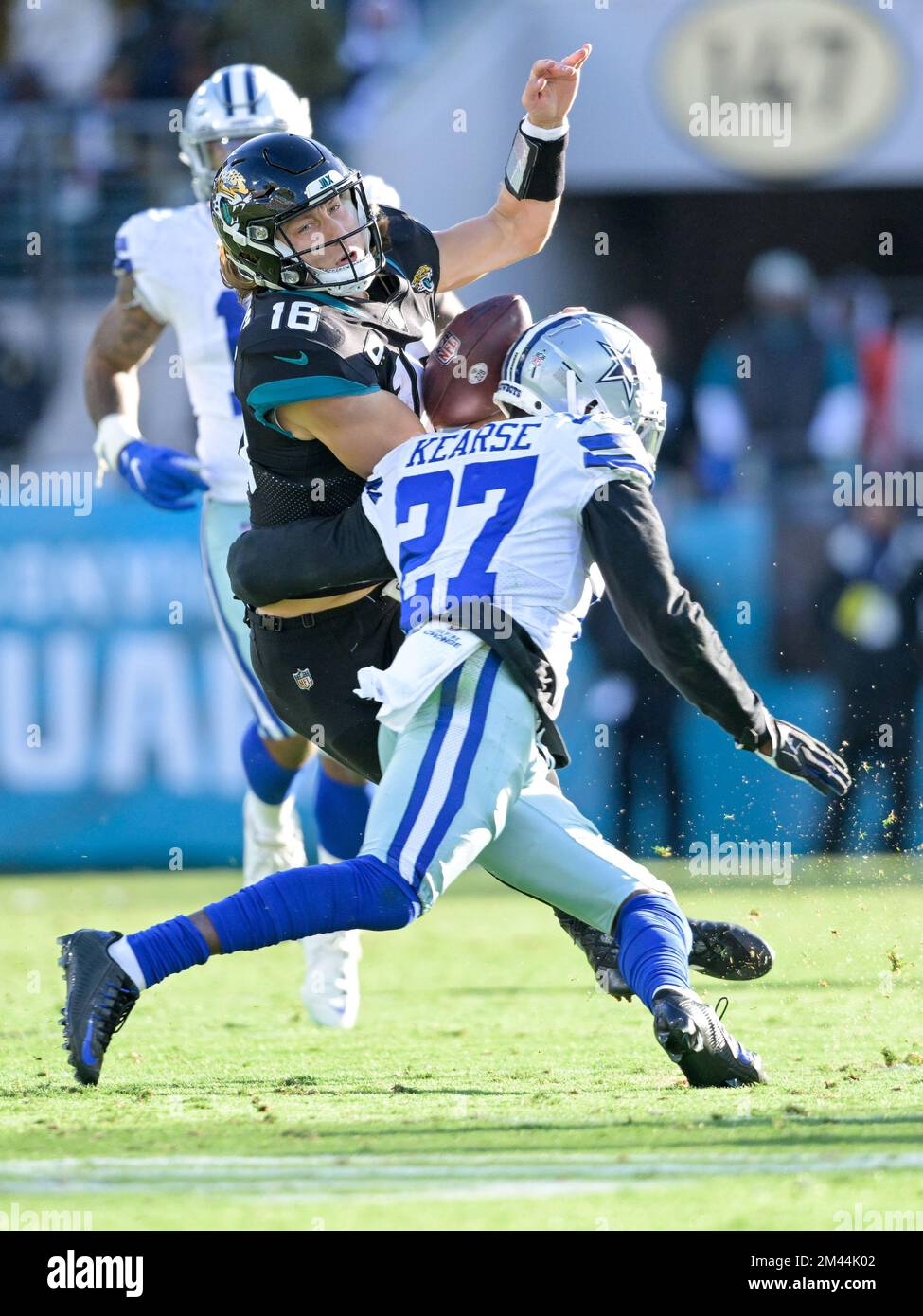 Trevor Romeo Jacksonville, FL, USA. 18th Dec, 2022. Jacksonville Jaguars quarterback ...