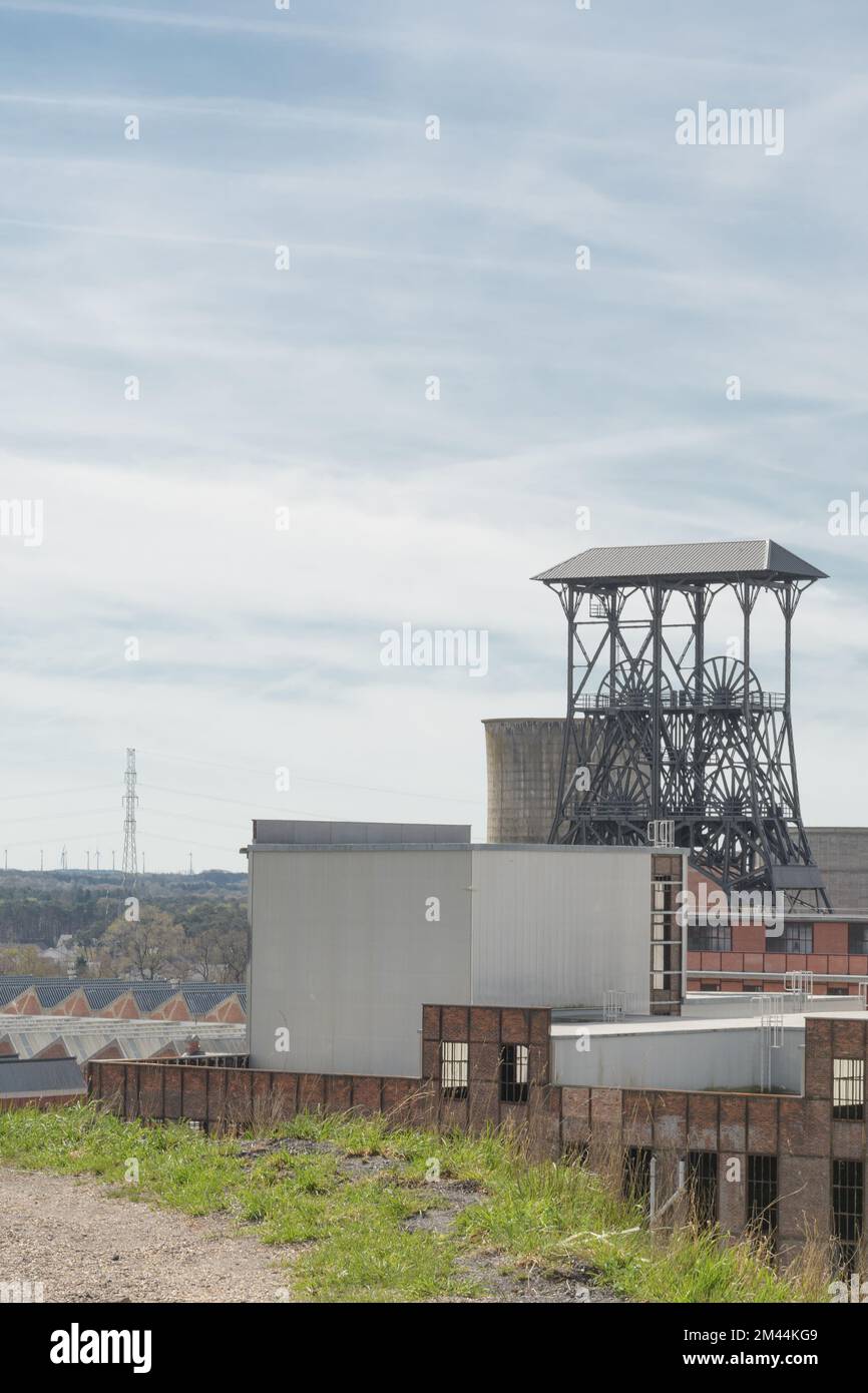 Beringen. Limburg - Belgium 11-04-2022. Coal mines and the area around in the city of Beringen Stock Photo