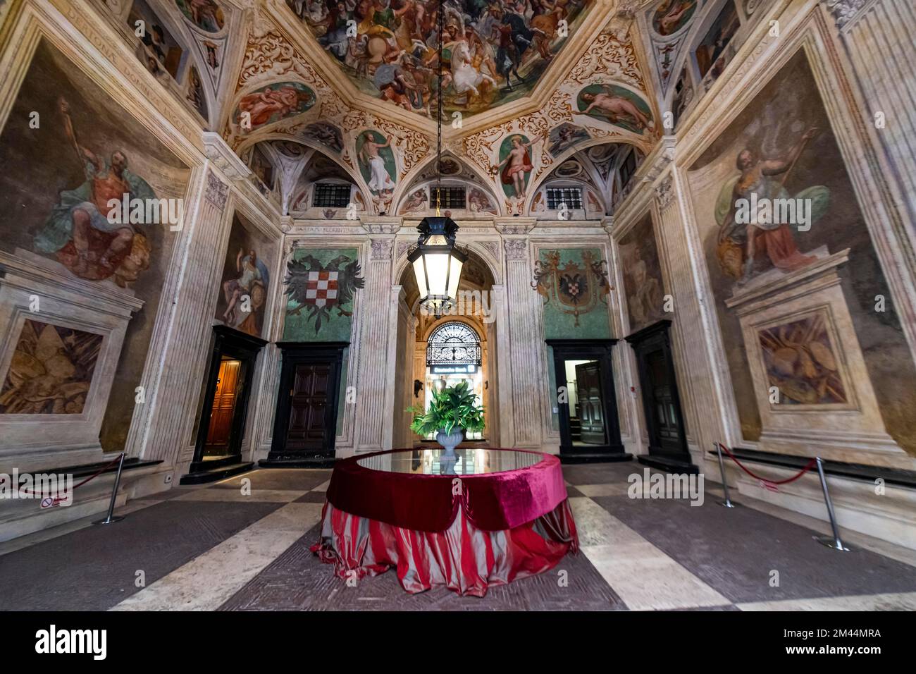 Palacial building, Unesco world heritage site Genoa, Italy Stock Photo